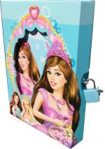 Technochitra Barbie Printed Personal Lock Dairy Regular Diary Single