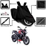Kedit Bajaj Pulsar NS 125 Motorcycle Bike Scooty Cover Black Colour Water Resistant - UV Protection & Dust Proof Imported Fabric Quality,Sun Protection,Weather Bike - Scooty Two Wheeler Body CoverBajaj Pulsar NS 125