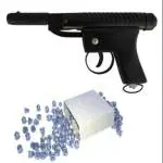 DEFINE Durable Black Broot Mini Air Gun - High-Quality Metal Construction with 200 Bullets Included
