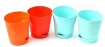 India gardening Multicolour Self Watering Planter (6 inch) - Set of 4