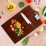 TIMBER TROVE Wooden Chopping Board Acacia Wood 13x8x1 inch