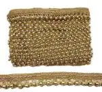 Craftlove Gold Moti Lace 9 Mtr 9.8 Yards Border