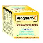 Shrey's Menopassit - C Vitamin K2, Calcium, Vitamin D3 - 100 Tablets (for Optimal Bone Health)