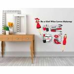 Wallzone Multicolor Vinyl, Pvc Fashion Irl Removable Sticker, 70 cm