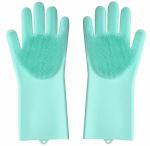FIVANIO Silicon Gloves Wet And Dry Glove (Free Size)