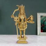 ARTVARKO Decorative Brass Maa Kali Statue - 7.5 inch