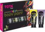 TOTA Non Toxic Face Paint and Body Paint Tubes Easy to Use, Water Washable (Set of 6 Colors)