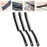 SLINCE Gap Cleaning Brush, Multi-functional Angle Gap Brush Tool for Window Track, Sink, Bathroom Shower Floor, Deep Tile Joints, Kitchen, Door Home Grout Cleaning Long Handle Groove Dust Cleaning Brushes (PACK OF 3)