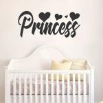 LANSTICK Multicolor Princess Wall Self Adhesive Wall Sticker