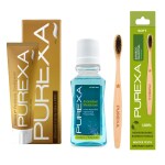 Purexa Probiotic Toothpaste And Antioxidant Mouthrinse And Toothbrush (Pack of 3)