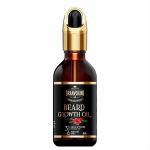 BRAAVOKING Beard Growth Oil Advanced for Men 50ml Moustache Oil for Patchy and Uneven Beard with Almond Oil, Olive & Kalonji Oil and Hisbiscus, Clinically Tested, Non Sticky