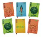 SUNDARAM A4 Case Bound Single Line Note Book, Pack of 6 (192 Pages) 21 x 29.7 cm