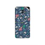 GADGETSWRAP Printed Vinyl Skin Sticker for OnePlus 6T - thai-elephants