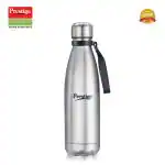 Prestige Thermopro PWSL Stainless Steel Vacuum Water Bottle, 0.35L (Silver)