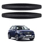 Oshotto (BP-03) Car Black Rubber Bumper Protector/Corner Moulding Compatible with Hyundai Venue -(Set of 4 pcs)