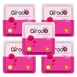 AIRODO Room Freshener Magic Rose Pocket Gel (Pack of- 05) Blocks (5 x 10 ml) (5)