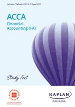 ACCA Financial Accounting (FA) Study Text Paper F3 - September 2022 - August 2023 (Sterling Book House)