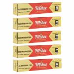 Freshee Baking Foil For Oven, Oven Safe Aluminium Foil for Cakes, 72mtr Silver Foil, Pack of 5