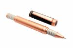 Ledos Multicolor Metal Picasso Parri Wisdom Copper Checks Engraved Ballpoint Pen and Matt Black Cap