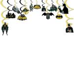 Festiko Superhero Birthday Party Supplies For Kids, Superhero Party Decorations, Birthday Decorations, Swirls (13 Pcs Swirl Cutouts, 13 Pcs Swirl Ribbons)