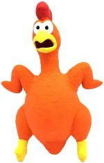Pets Empire Safe Soft Fun Sound latex Screaming Squeaky Chicken Toys For Pet