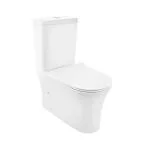 JAQUAR ORNAMIX Range One Piece Rimless Floor Mounted Western Comodes (White) | 385x645x815mm, Exposed Flush Tank, Western Toilet/Water Closet For Bathroom | ONS-WHT-10753NS250UFSMZ