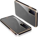 Clickaway Vivo Y15 2019 Cover Premium Elegant Chrome Electroplated Case with Top Notch Quality All Side Protection Raised Edges (Black)