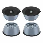 Yemark Multi-Purpose Refrigerator Stand, Washing Machine Stand, Furniture Base Stand (Pack of 4)