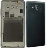 Imbi Samsung Galaxy On5, On 5 Pro Black Fiber Replacement Full Body With Side Button Full Panel