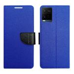 A D Enterprises Blue MRC Flip Cover for Vivo Y21 4G | Magnetic Case | Shock Absorbent | Flip Cover Vivo Y21 4G