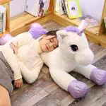 Glance Big Size 100CM Funny Star Wars Unicorn Stuffed Animal Plush Toy, Safe for Kids, Soft Toy, White