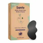 Sanfe Deep Purifying Nose Strips for Women with Fuji Green Tea & Witch Hazel extracts - Pack of 2, Each pack contain 6 strip | Removes Whiteheads | Blackheads and cleanses pores | Use on Nose
