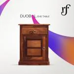 SheeshamCraft NovaSleep Bedside Table In Furniture Sheesham Wood In Natural