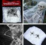Hippity Hop Plastic White Stretchable Plastic Spider