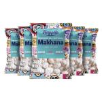 Happilo Premium All Natural Fox Nuts (Phool Makhana) 200g, Gluten Free and Vegan, Pack of 5