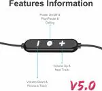 U&I Black Uinb-4500 Bigger Series Bluetooth Neckband In Ear Headset