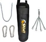 Skmt Boxing Kit - 36 Inch Unfilled Boxing Punching Bag, 6 Mm Snap Hooks, Hanging Chain, 4 Ft Extension Chain (Pack Of 4)