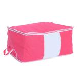 Kuber Industries Pink Non Woven Underbed Storage Organiser