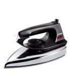 Usha EI 2802 1000 W Ultra Light Weight Dry Iron With Non-Stick Soleplate (Black)
