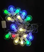 SATYAM KRAFT 16 Led Small Bulb Lights for Indoor Outdoor Decoration Light for Home Decor Item Night Lights Easy to Plug in (Multicolor, 16 Bulbs)