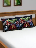 Athom Trendz Marvel Avengers Kids Pillow Cover 17 x 27 inch (Pack of 2)