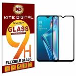 Kite Digital Oppo A5S/Realme 3/Oppo A12 [Black] 5D/6D/11D/21D Premium Tempered Glass Screen Protector Slim 9H Hard 2.5D with Full Installation Kit and Warranty
