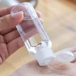 ANSHEZ Pack of 5 100ml Plastic Portable Travel Size Empty Bottles for Makeup Cosmetic Toiletries Liquid Containers, Multipurpose Reusable Container for Hair Oils, Shampoo, Conditioner, Lotion, Medicated Oil and Sanitizer