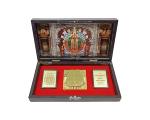 GoldGiftIdeas 24K Gold Plated Kolhapur Mahalaxmi Photo Frame with Charan Paduka Box for Home Temple, Housewarming Gift, Laxmi Idol Frame for Pooja, Goddess of Good Fortune and Wealth
