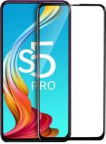 NS NEWSELECT Transparent Edge To Edge Tempered Glass For Infinix S5 Pro