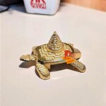 DARIDRA BHANJAN - Collection Meru Kachua (Turtle) for Vastu Feng Sui,Kachhua Yantra for Good Luck & Evil Eye Protection,Metal Tortoise Staute Animal Showpiece Figurine & Gifting Items.