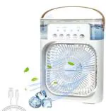 RANGPARIYA Portable-Ac-Mini-Cooler-Fan-for-Room-Cooling-Rechargeable-Fan-Portable-Ac-for-Home-Portable-Air-Conditioners-Water-Cooler-Mini-Ac-for-Room-Cooling-Mini-Humidifier-Hanging-Closet-Shelves