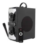 Tronica Black 2.1 Castle Tower Home Theater With Bluetooth Pendrive Mic Aux Support