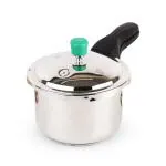The Indus Valley Stainless Steel Outer Lid Pressure Cooker | Gas & Induction Friendly | Tri-Ply Sandwich Bottom |100% Toxin-Free, Naturally Non-Stick, Long Lasting (Small - 3L - For 2-3 people)