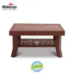 MAHARAJA Polo Plastic Coffee Table - Plastic Coffee Table (Finish Color - Metallic Brown, DIY(Do-It-Yourself))